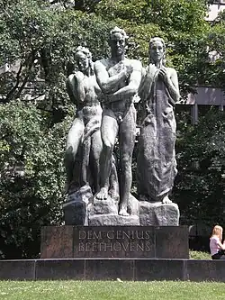 "Dem Genius Beethovens" em Frankfurt am Main