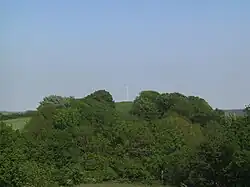 Frøbjerg Bavnehøj (130,06 m) – o ponto mais alto da ilha