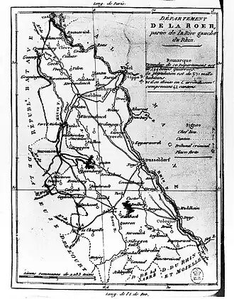 Localização de Roer