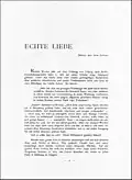 Der Eigene, vol. 2 (1898), no. 1 - duas edições neste formato - aqui, a página de abertura de um conto gay, o primeiro texto gay da revista