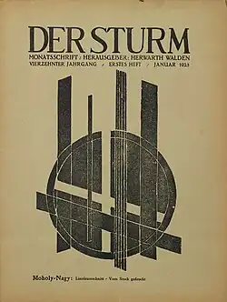 Capa de revista para Der Sturm (1923)