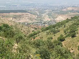 Vista da aldeia de Dereli