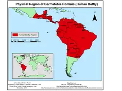 Mapa de distribuição