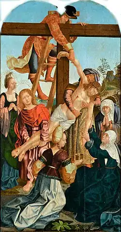 Descida da Cruz, Políptico da Igreja de São Francisco de Évora, Museu Nacional de Arte Antiga