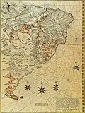 Descripção de todo o Estado do Brasil..., mapa de 1612.