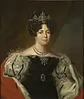 A Rainha Desidéria em 1822.
