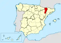 Mapa da área