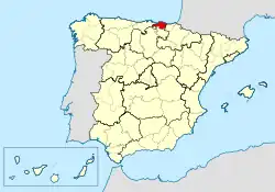 Mapa da área