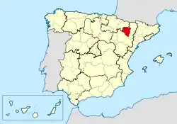 Mapa da área