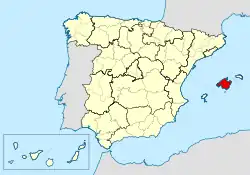 Mapa da área