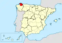 Mapa da área