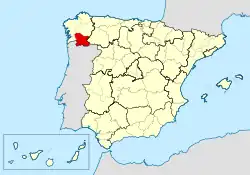 Mapa da área