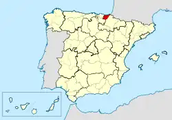 Mapa da área