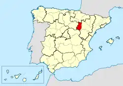 Mapa da área