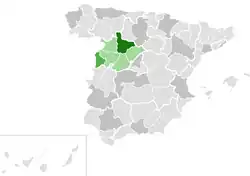 Mapa da área