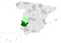 Mapa da área
