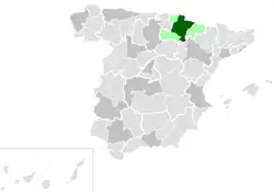 Mapa da área