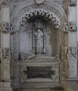 Diogo Pires-o-Moço, Túmulo de Aires Gomes da Silva, calcário