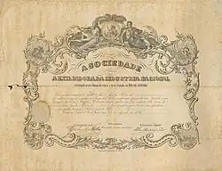 Diploma da Sociedade Auxiliadora da Industria Nacional 1876.