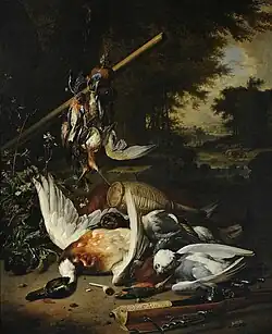 Natureza-morta com animais de caça mortos (1710).