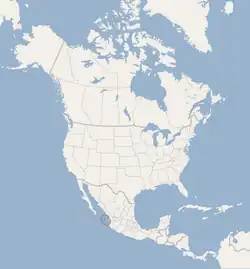 Distribuição geográfica do Myotis findleyi