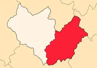 Localização de Justinópolis