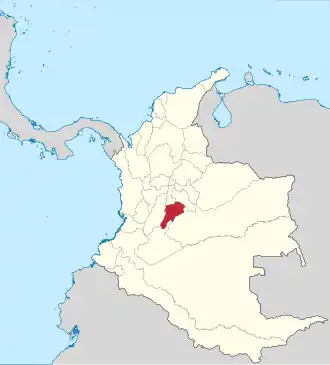 Localização de Bogotá