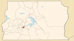 Mapa de Núcleo Bandeirante