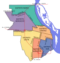 Distritos de Rosário.