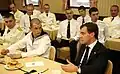 Dmitry Medvedev. Encontro com os marinheiros.