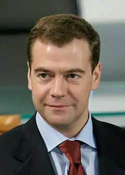 Dmitri Medvedev, Presidente da Rússia.
