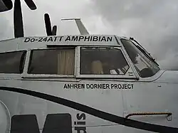 Do-24ATT, detalhe da cabine.