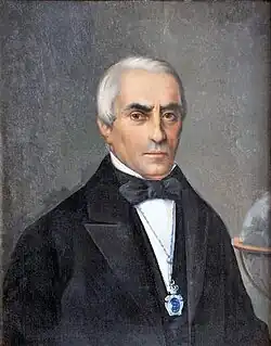 Retrato na Real Sociedade de Amigos do País de Santiago.[11]