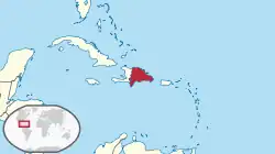 Mapa da República Dominicana
