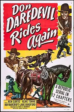 Pôster de Don Daredevil Rides Again (1951).