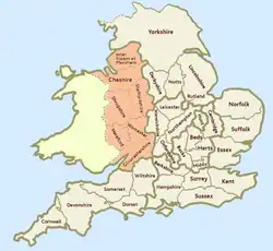 Surrounding Worcester are the counties of Staffordshire, Warwickshire, Gloucestershire, Hereford, and Shropshire.