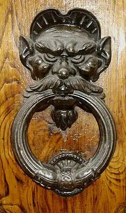 Aldraba/aldrava em Florença, na Itália