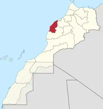 Localização da região natural de Ducala