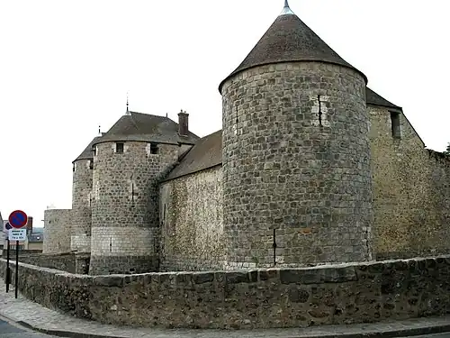 O castelo de Dourdan.