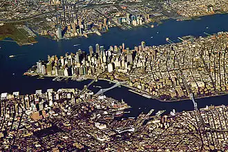 Lower Manhattan em 2008