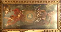 Teto da escadaria principal do Palácio de Drottningholm