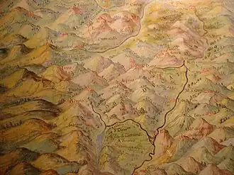 Localização de Ducado de Sora