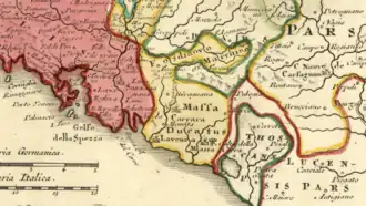 Localização de Ducado de Massa e Carrara