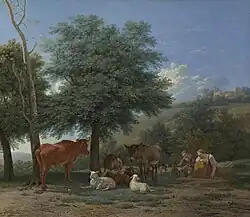 Animais da Fazenda à Sombra de uma Árvore, 1656, London, National Gallery.