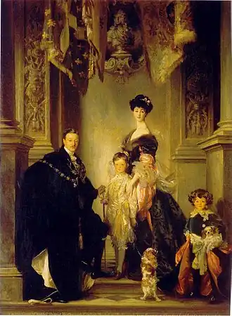 A família do Duque de Marlborough (pintura de John Singer Sargent)