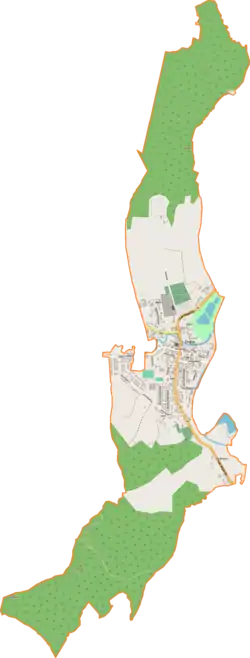 Localização de Dukla na Polónia