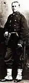 Duparc de uniforme durante a Guerra Franco-Prussiana em 1870