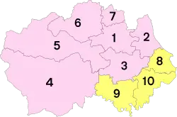 Localização de County Durham