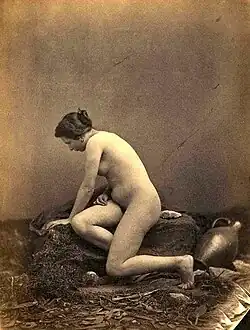 Fotografia por Eugène Durieu, 1854.