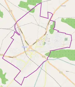 Localização de Działdowo na Polónia